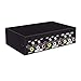 AuviPal 2-Way RCA Switcher 2 in 1 Out Composite Video L/R Audio AV Selector Box for DVD VCR VHS/AV Receiver/Game Consoles