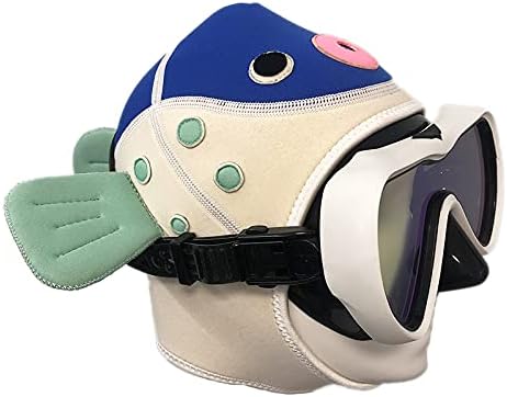 Wetsuit Hood Puffer Fish 3mm Neoprene Scuba Diving Hood for Men Women Youth Scuba Head Cover Dive Cap Surfing Thermal Hood for Kayaking Snorkeling Swimming Sailing Canoeing Water Sports