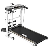 Esteira Ergométrica,Pequena Esteira Dobrável Multifuncional,Adequada para Uso em Casa e No Escritório, com Capacidade de Carga de 150 Kg