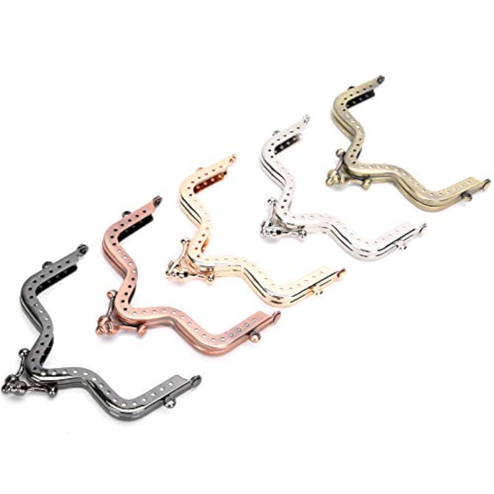 DIY Coin Purse Frame, 5pcs Retro Metal Clasp