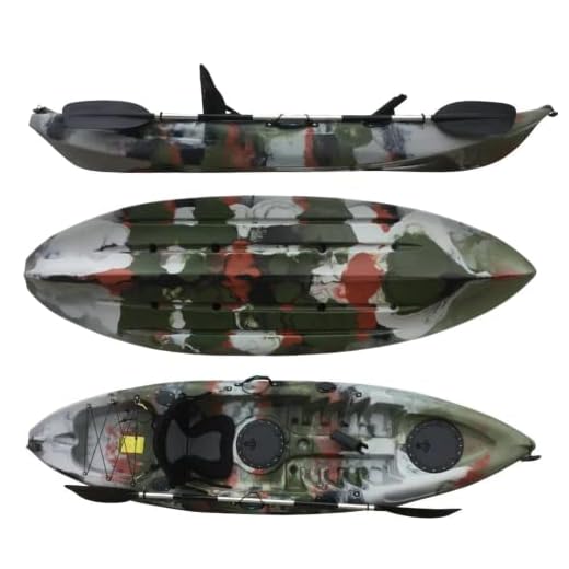 Cambridge Kayaks ES, Zander Selva Solo Kayak DE Pesca Y Paseo, RIGIDO,