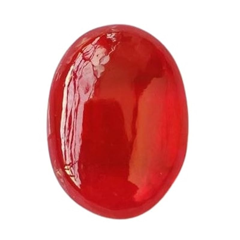 Rubis naturel ovale cabochon 18x14x5 mm pierre gemme lâche fabrication bijoux collier bague