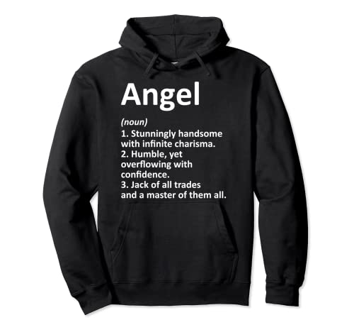 ANGEL Definition Personalized Name Funny Birthday Gift Idea Pullover Hoodie