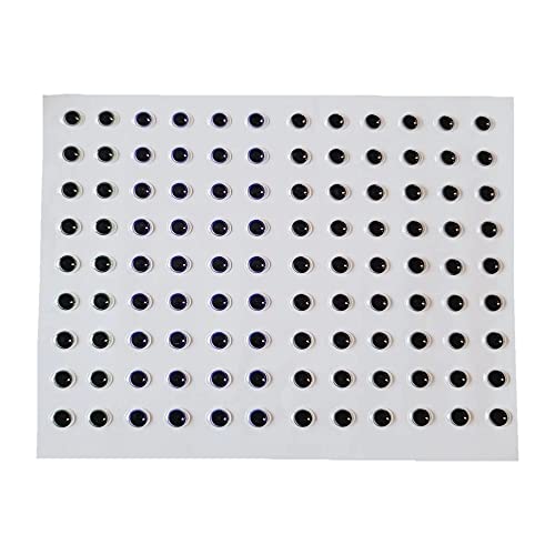 Adhesive Resin Eyes for Clays Multicolor MNC 430A-P 54 Pairs