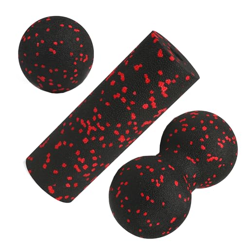 FaszienRolle Set enthält Massageball, Erdnuss-Lacrosse-Ball,...