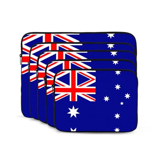 Australian Flag Laptop Sleeve Case 15 Inch Suitable For Notebook Computer Tablet Traveling Carrying Simple Case2