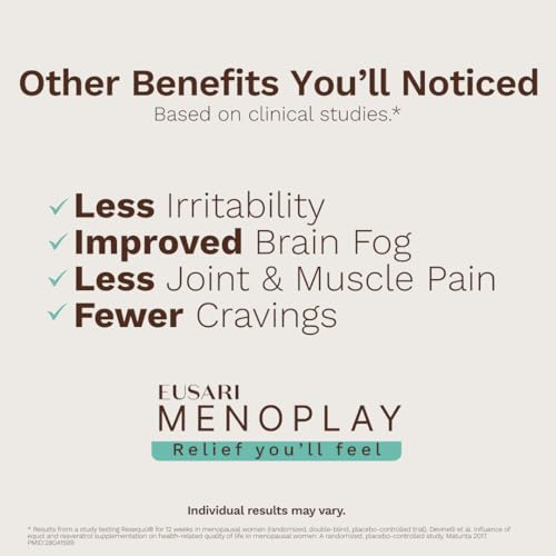 Menoplay Menopause & Perimenopause Relief Supplement – Non-Hormonal Formula with Equol, Black Cohosh & Saffron – Helps Hot Flashes, Night Sweats, Mood & Sleep – Doctor Formulated – 30 Tablets - Image 4