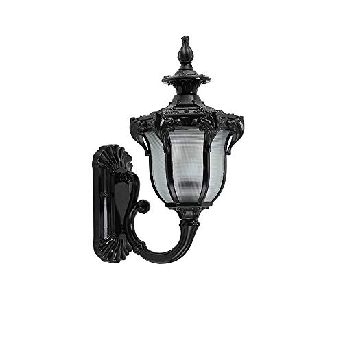 Lampe murale rétro en aluminium moulé anti-rouille pour façade de villa