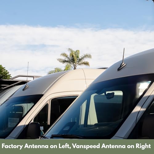 Antena corta Sprinter Vanspeed de 7.3 pulgadas para Mercedes 2019+ 3