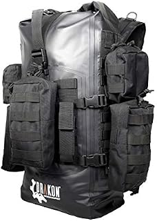Drakon Outdoors 40L Waterproof Dry Bag Survival Backpack - Roll Top Go-Bag Perfect