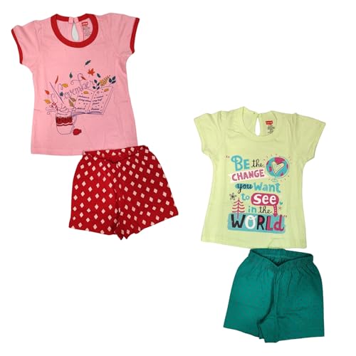 LuvLap Girls Baby and Toddler Top Set
