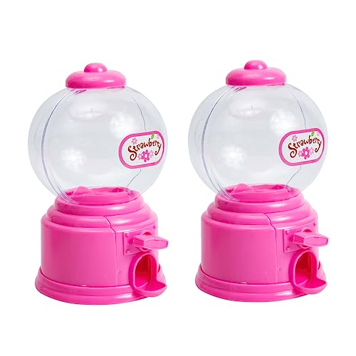 BESPORTBLE 2pezzi Macchina Gumball in Plastica Resistente Mini Distributore Caramelle Per Ragazzo Macchina Per Afferrare Caramelle Per Feste