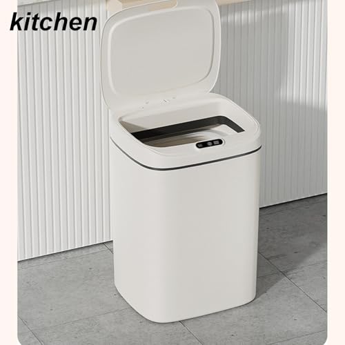 Bote de basura sin contacto automático de 12L con sensor de movimiento para baño 4