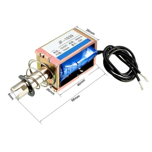 Électroaimant à solénoïde de précision JF-1039 cadre ouvert 12V 25N