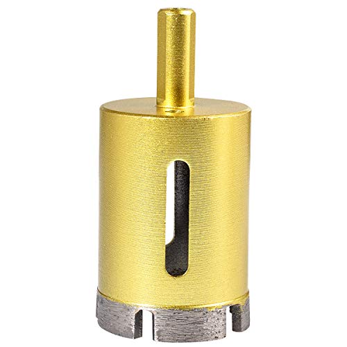 KATUR 40mm Dia Diamond Hole Saw Diamond Core Drill Bit, Masonry Hole Saw Porcelain Tile Hole Cutter for Marble, Glass, Slate, Ceramic, Granite, Quartz Gemstone
