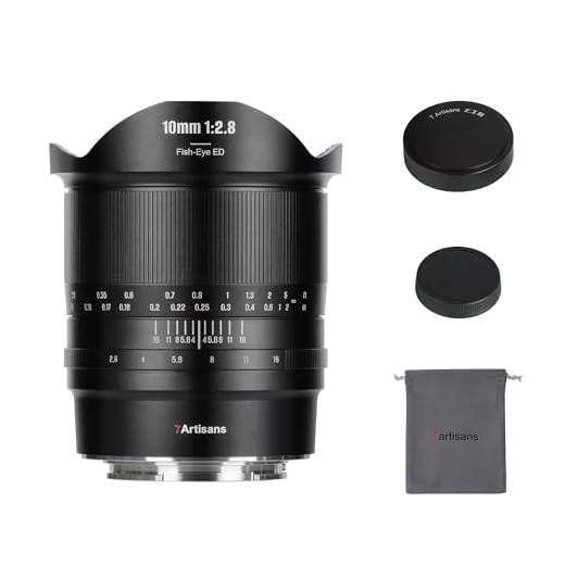 7artisans 10 mm F2.8 II Vollformat-Ultraweitwinkel-Fischaugenobjektiv 185° Manueller Fokus für spiegellose Sony E-Mount-Kameras