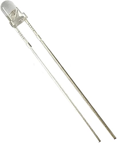 Miniatura 1 de 100 unids 0.118 in Rayo infrarrojo IR 850nm emisor LED diodo luces (transparente transparente lente redonda DC 1.4V-1.6V 20mA) iluminación bombillas