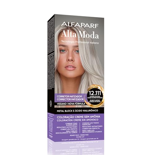 Alta Moda Tinta 12.11 Loiro Platina Cinza