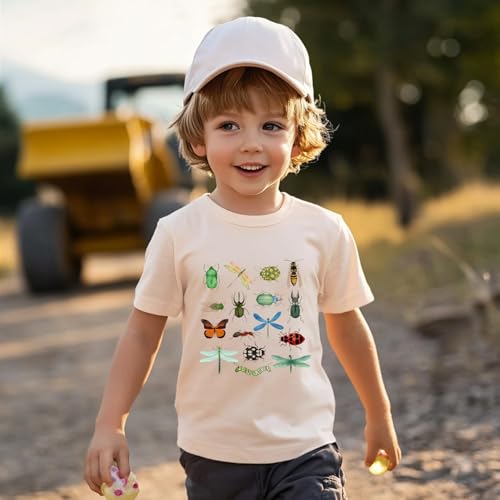 T Shirts for Boys Toddler Girls Dino Types of Dinosaurs Kids Retro Tshirt Kids Summer Tee Tops 2-7 Years3