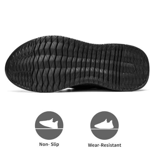 Men's Shoes Running Walking Gym Training Sneakers Sports Lightweight Cushioned Athletic Non-Slip Breathable Multi-Sport Versatile Slip On Shoes3