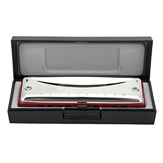 10 Trous Blues Harmonica Ab Key 10 Trous Mouthorgan Harmonica Instruments à Vent étanches à Haute Brillance pour Joueur… - Les Beatles, Paul McCartney, John Lennon, RIngo Starr, George Harrison