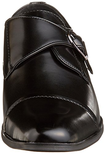 Mm/One Monkstrap Oxford Shoes Men's Shoes Straight Tip Toe Fomal Black,44 Eu (Us Men's 10.5 M) #TOP1