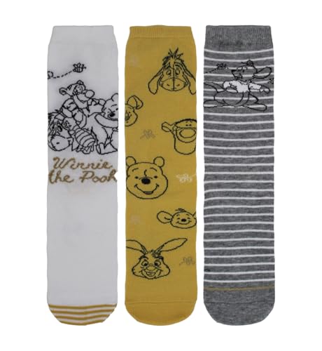 Chaussettes Winnie l'ourson Disney douces pour cocooning et journées détente à la maison