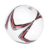 OPPWONG Fußballkugel, Maschinengenähte Fußballgröße 5 FußBall PU -Leder -Fußballbälle Fußballgröße 5, Offizieller Spiel Futsal Ball für Juniors Erwachsenen Training Fußballspieler Spiel