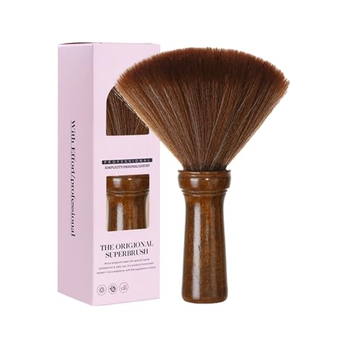 Premium Wooden Bristle Brush for Delicate Hair Removal Skin Friendly Design with Record Cleaning Function Dusting Brush