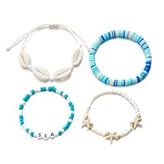 Blue Sea Shell 4PCS