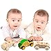 Haconba 18 Pack DIY Wood Car Toys Unfinished Wooden Cars to Paint Wooden Craft Cars for Home Activities Craft Projects Family Time Handicraft