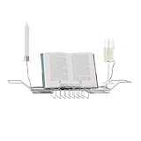 vw caddy silber gebraucht Vielseitig: Ein gutes Buch mit der neigbaren und abnehmbaren Buchstütze lesen - Kerzenhalter für romantische Atmosphäre zu zweit - 2 montierbare Glashalter