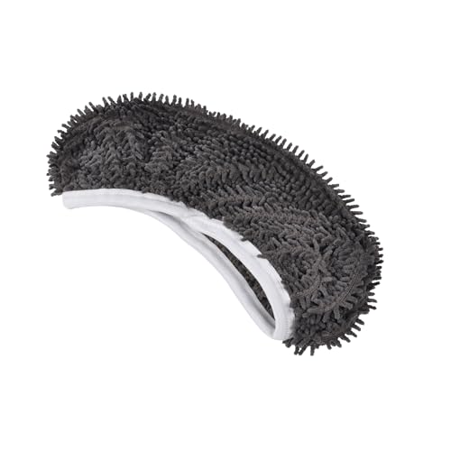 Homéa, Housse pour Balai Chenille Microfibre Polyester 23 x 11,5 cm Gris Anthracite