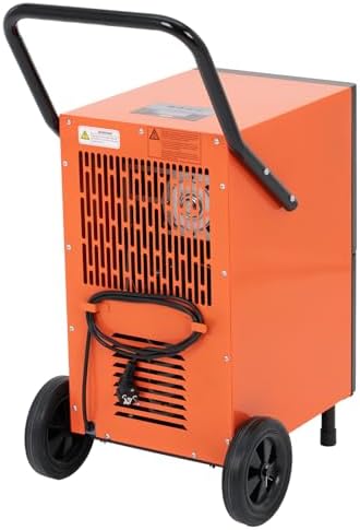 Bild 3 - MSW Bautrockner 55 l / 24 h 62 m² 500 m³/h mit Griff und 2 Rädern Luftentfeuchter Raumentfeuchter Trocknungsgerät