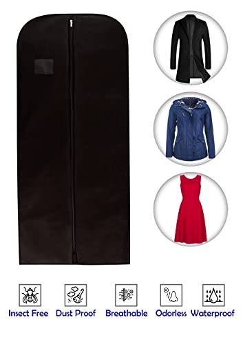 Wedcova Suit Covers for Men, Black, 24" x 54" inches - Image 4