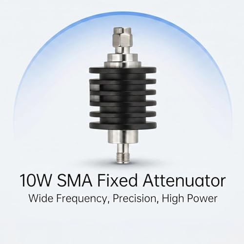 Atenuador SMA 10W 50 Ohm 40dB 3GHz macho a hembra miniatura 3