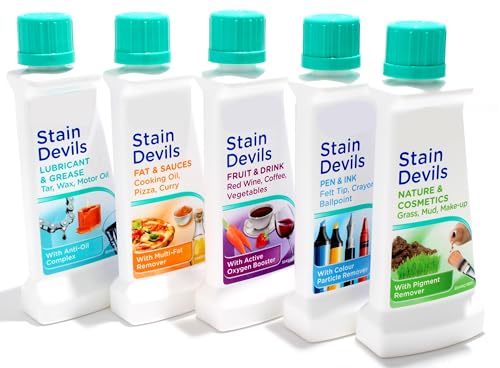Dr Beckmann Stain Devils Complete Stain Remover Kit (4 x 50ml, 1 x 50g)