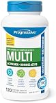 Progressive Advanced Daily Multivitamin for Active Men, with Quercetin, Maca, Ashwagandha, and Siberian Ginseng. Supports Immune Health, Muscle Function, and Energy, 100% Complete, Canadian-Made 120 Count