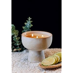 BLUEME Focus Eucalyptus Lime 3 Wick Bundle Candle Wax Refill