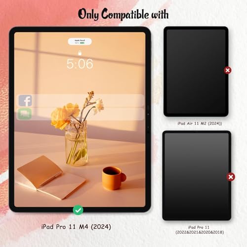 Image of Mizi (2Pack Paperfeel Screen Protector for iPad Pro 11 inch 5th Generation M4 2024, Case Friendly Scratch Resistant HD Clarity, Apple Pencil Pro & Face ID Compatible