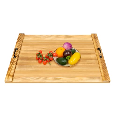 BRICZUNA Noodle Board Stove Cover with metal Handles, Cooktop Protector