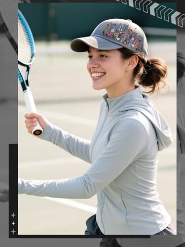 Image of Biggun Trendy Embroidered Baseball Cap for Girls Women Men - Adjustable Soft Breathable Hats for Casual Wear