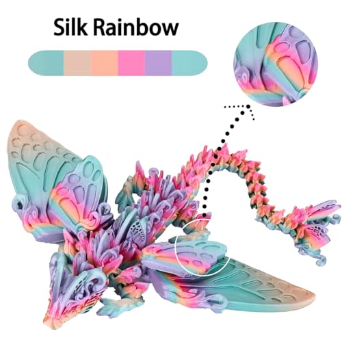 Image of FILAMONT Premium Shiny Silk PLA 3D Printer Filament 1.75mm 1kg Spool, Smooth High-Detail Printing with Silky Gloss Finish - (Silk Candy Rainbow)