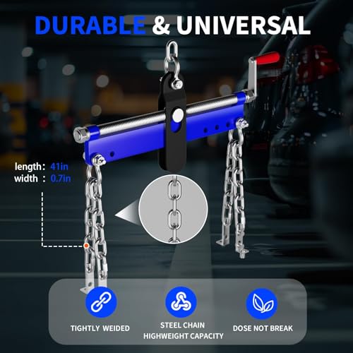DEXSO Engine Hoist Shop Crane Engine Leveler 1500lbs Steel with Ball Bearing and Adjustable Handle by DEXSO - Image 4