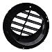 BYOBYO 75mm Black 360 Degrees Rotatable Car Auto Heater Warm Air Vent Outlet