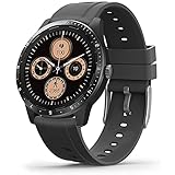 MorePro Smart Watch 20 Sport Modes Fitness Tracker Health Watch Body Temperature, Activity Tracker with Heart Rate Blood Pressure Sleep Monitor, IP68 Waterproof Smartwatch for Women Men (Black)