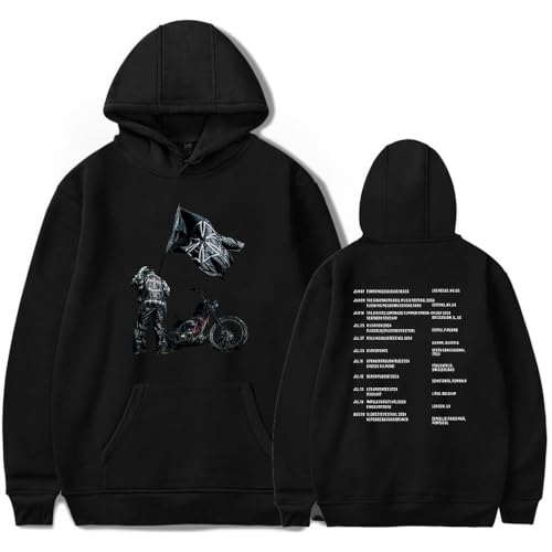 YUDI Don Toliver Hardstone Psycho Tour Hooded Sweatshirt Street Fashion Men's and Women's Winter Hooded Sweatshirt