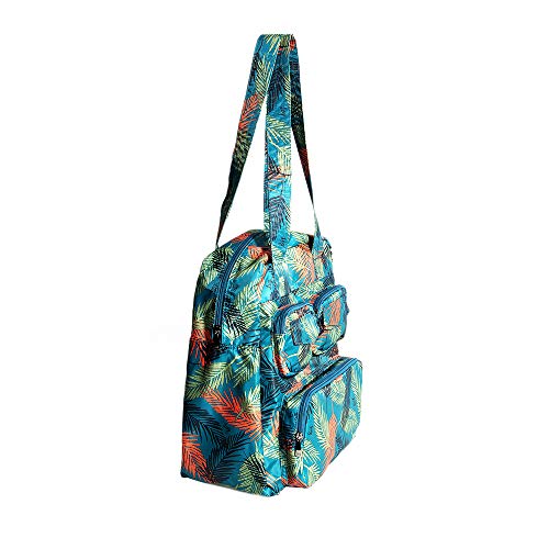 Lug Puddle Jumper Packable Duffel Bag, Tropical Ocean, One Size