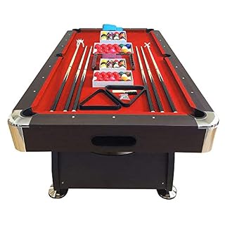 Simba billard américain 8 pieds, plan MDF assemblé et bandes K66