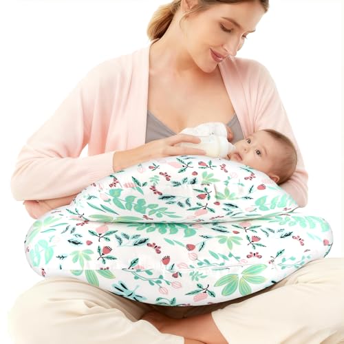 Vasmeiy Cuscino Allattamento e Gravidanza Cuscino Allattamento Cuscini per Gravidanza con Bordo Di Sicurezza Guanciale Laterale Corpo Cuscino per Gravidanzas Multifunzionale Forma Ergonomica
